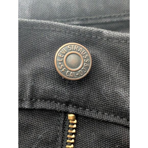 LEVI STRAUSS black workwear fit Mens Size W 36 L 34 Goth Grunge Punk Rock - Picture 3 of 8